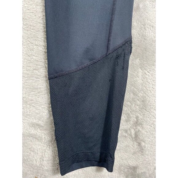 Nike Dri-Fit Black Mesh Panel Active Leggings Women’s Size XL - Picture 15 of 16